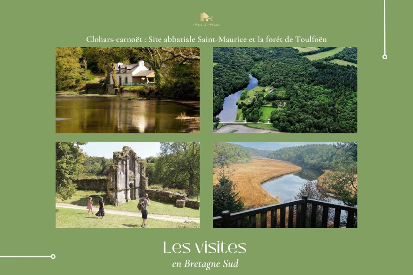 Vila Penty Du Belou, Cozy, En Pleine Campagne, 1 A 6 Personnes Mellac Exteriér fotografie